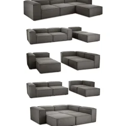 Divano Componibile 4 Posti Con Poggiapiedi Lennon*Westwing Collection Discount