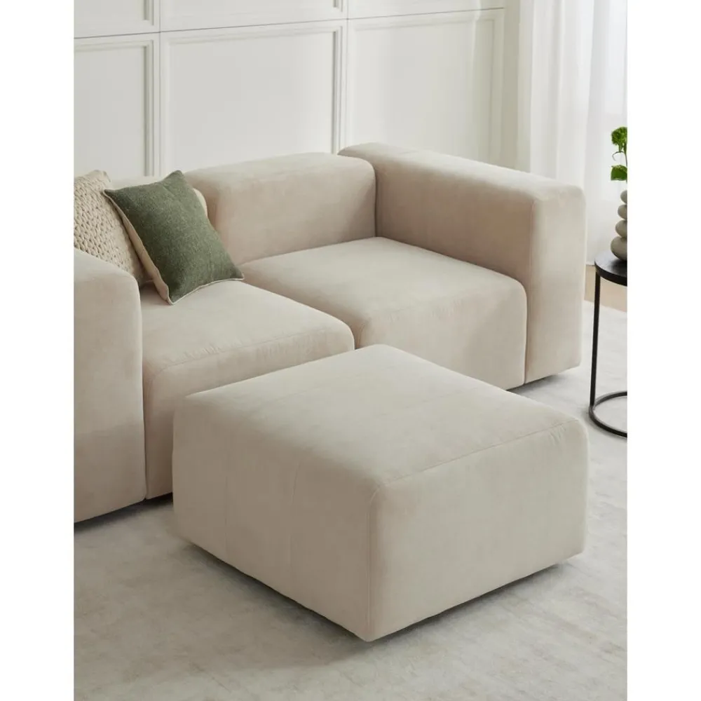 Divano Componibile 3 Posti Con Poggiapiedi Lena*Westwing Collection Best