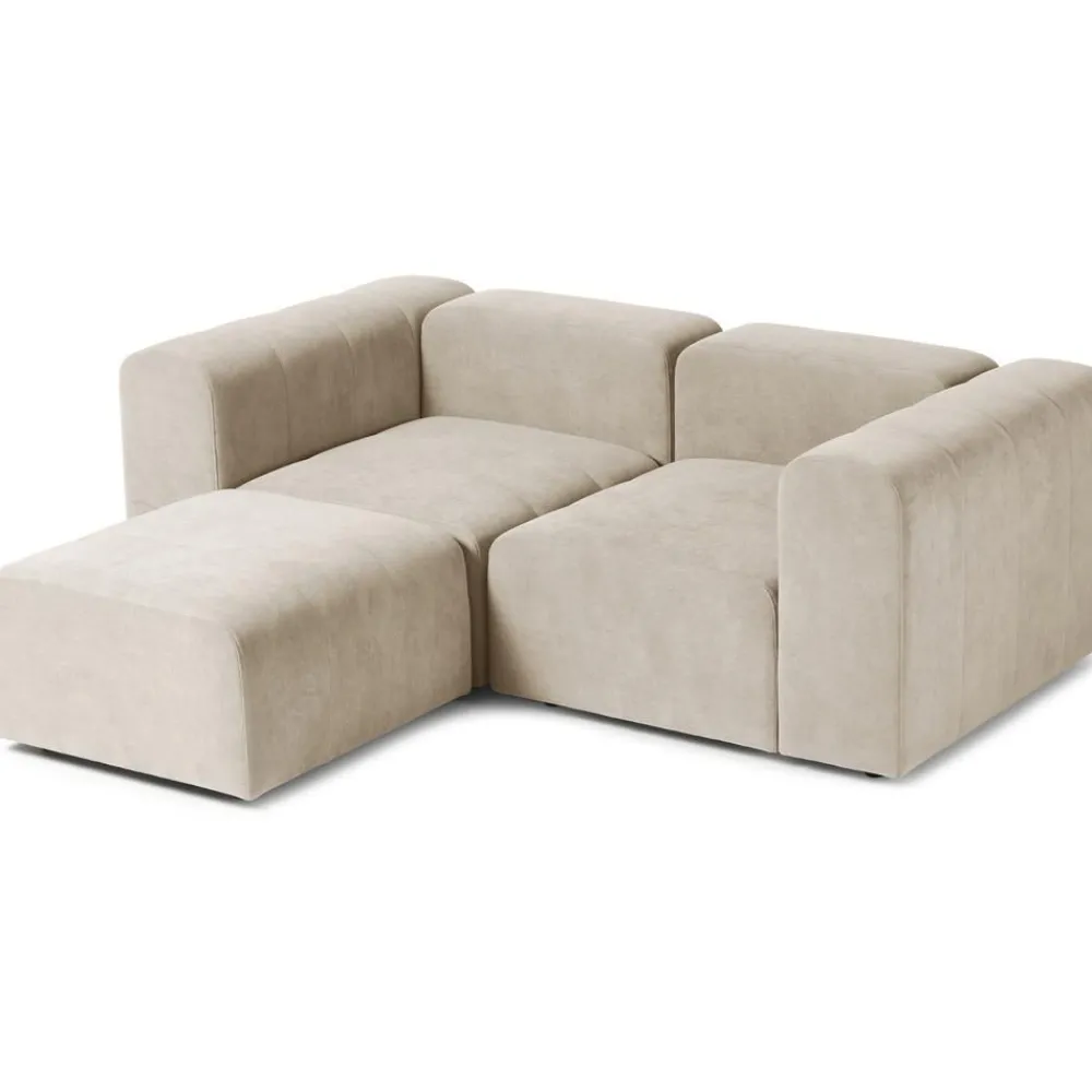 Divano Componibile 3 Posti Con Poggiapiedi Lena*Westwing Collection Best