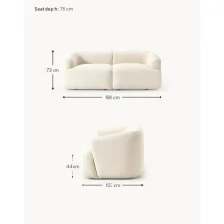 Divano Componibile 2 Posti In Boucle Sofia*Westwing Collection Clearance