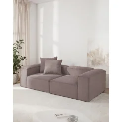 Divano Componibile 3 Posti In Velluto A Coste Lennon*Westwing Collection Hot