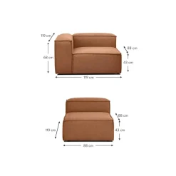 Divano Componibile 4 Posti Lennon*Westwing Collection Clearance