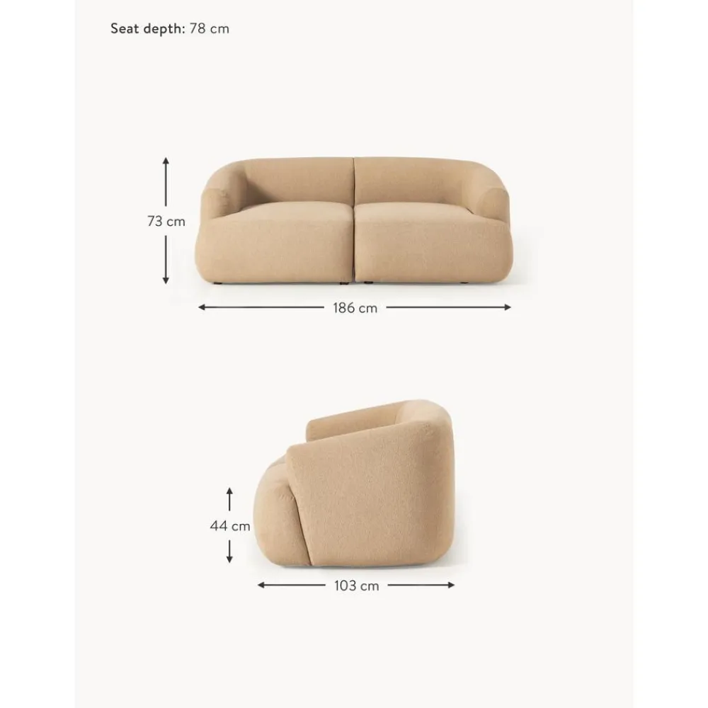 Divano Componibile 2 Posti In Boucle Sofia*Westwing Collection Online