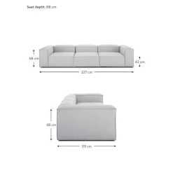 Divano Componibile 4 Posti Lennon*Westwing Collection Discount