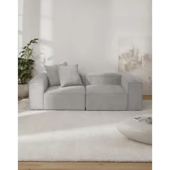 Divano Componibile 3 Posti In Velluto A Coste Lennon*Westwing Collection Best