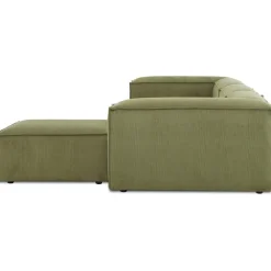 Divano Componibile 4 Posti In Velluto A Coste Con Poggiapiedi Lennon*Westwing Collection Hot