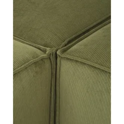 Divano Componibile 4 Posti In Velluto A Coste Con Poggiapiedi Lennon*Westwing Collection Hot