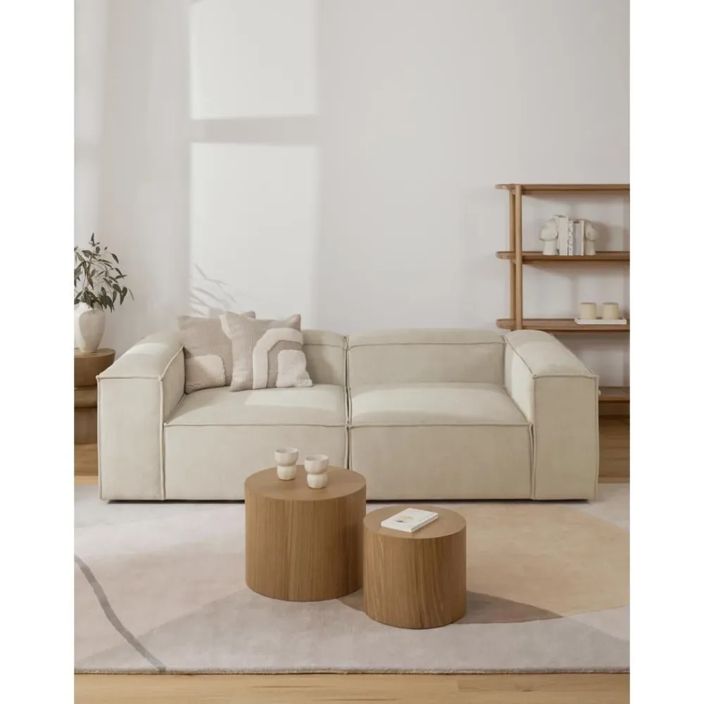 Divano Componibile 3 Posti In Velluto A Coste Lennon*Westwing Collection Discount