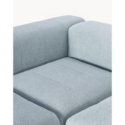 Divano Componibile 4 Posti In Boucle Con Poggiapiedi Lena*Westwing Collection New