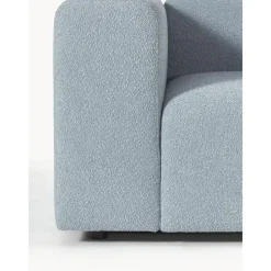 Divano Componibile 4 Posti In Boucle Con Poggiapiedi Lena*Westwing Collection New