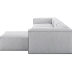 Divano Componibile 4 Posti Con Poggiapiedi Lennon*Westwing Collection New