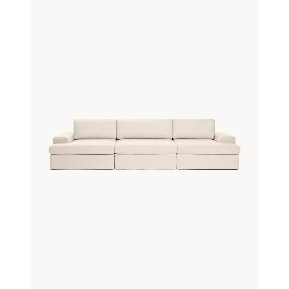 Divano Componibile 4 Posti Con Rivestimento Sfoderabile Russell*Westwing Collection New