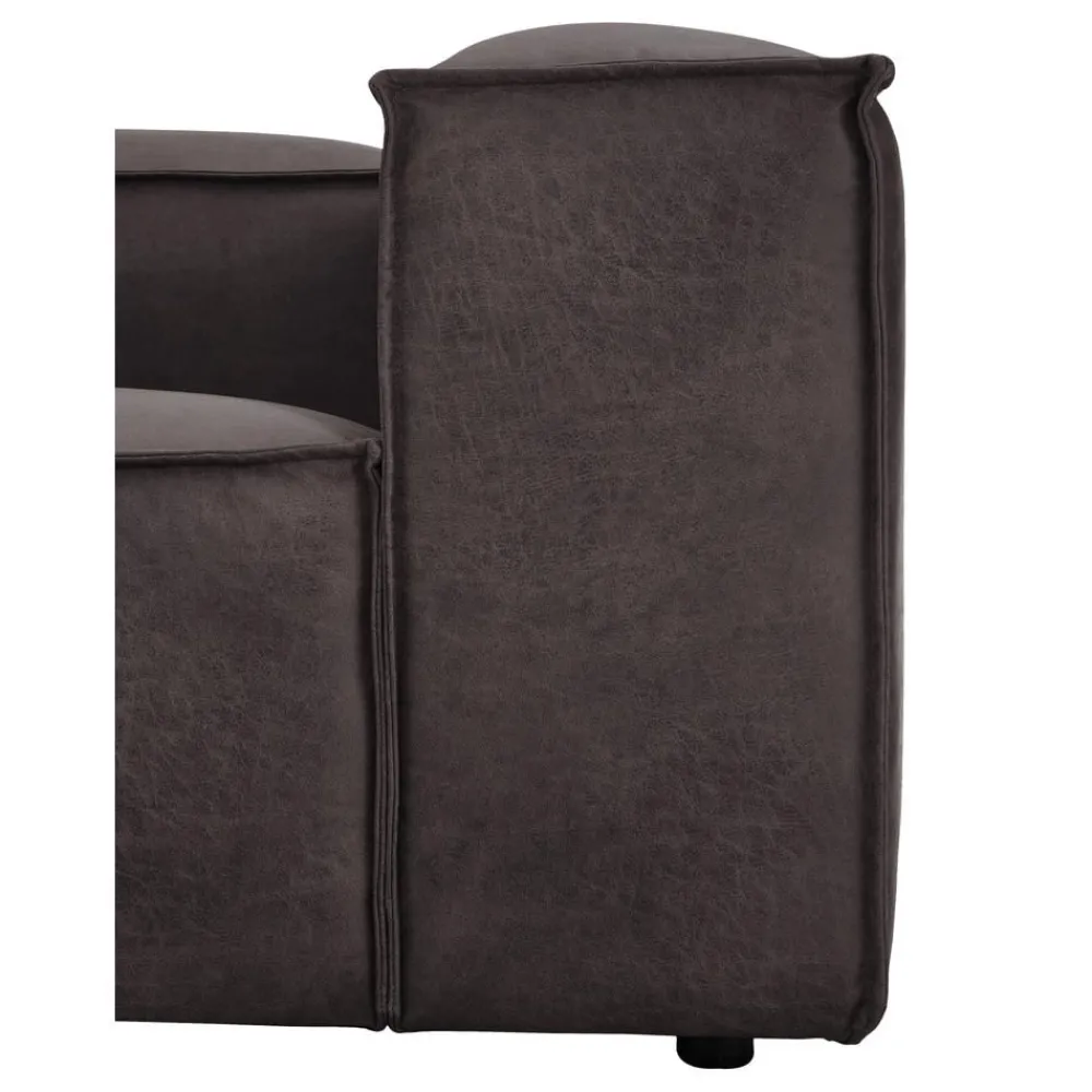 Divano Componibile 3 Posti In Pelle Riciclata Lennon*Westwing Collection Best