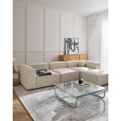 Divano Componibile 4 Posti Con Poggiapiedi Lennon*Westwing Collection Sale