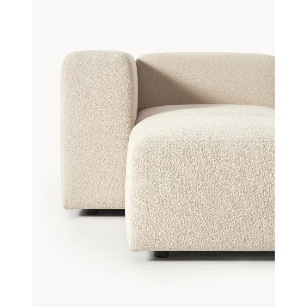 Divano Componibile 4 Posti In Boucle Con Poggiapiedi Lena*Westwing Collection Sale