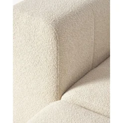 Divano Componibile 4 Posti In Boucle Con Poggiapiedi Lena*Westwing Collection Sale