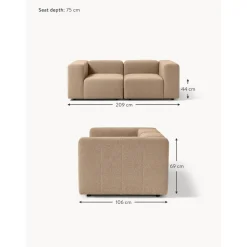 Divano Componibile 3 Posti In Boucle Lena*Westwing Collection Outlet