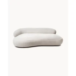 Divano Curvo 3 Posti In Teddy Alba*Westwing Collection Outlet