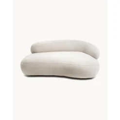 Divano Curvo 2 Posti In Teddy Alba*Westwing Collection Outlet