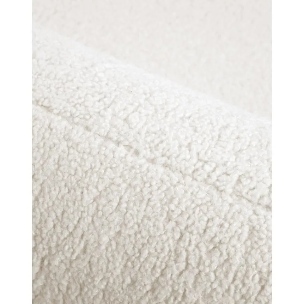 Divano Curvo 2 Posti In Teddy Alba*Westwing Collection Outlet