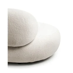 Divano Curvo 2 Posti In Teddy Alba*Westwing Collection Outlet