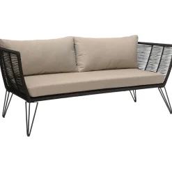 Divano Da Giardino 2 Posti In Tessuto Beige Mundo*Bloomingville Discount