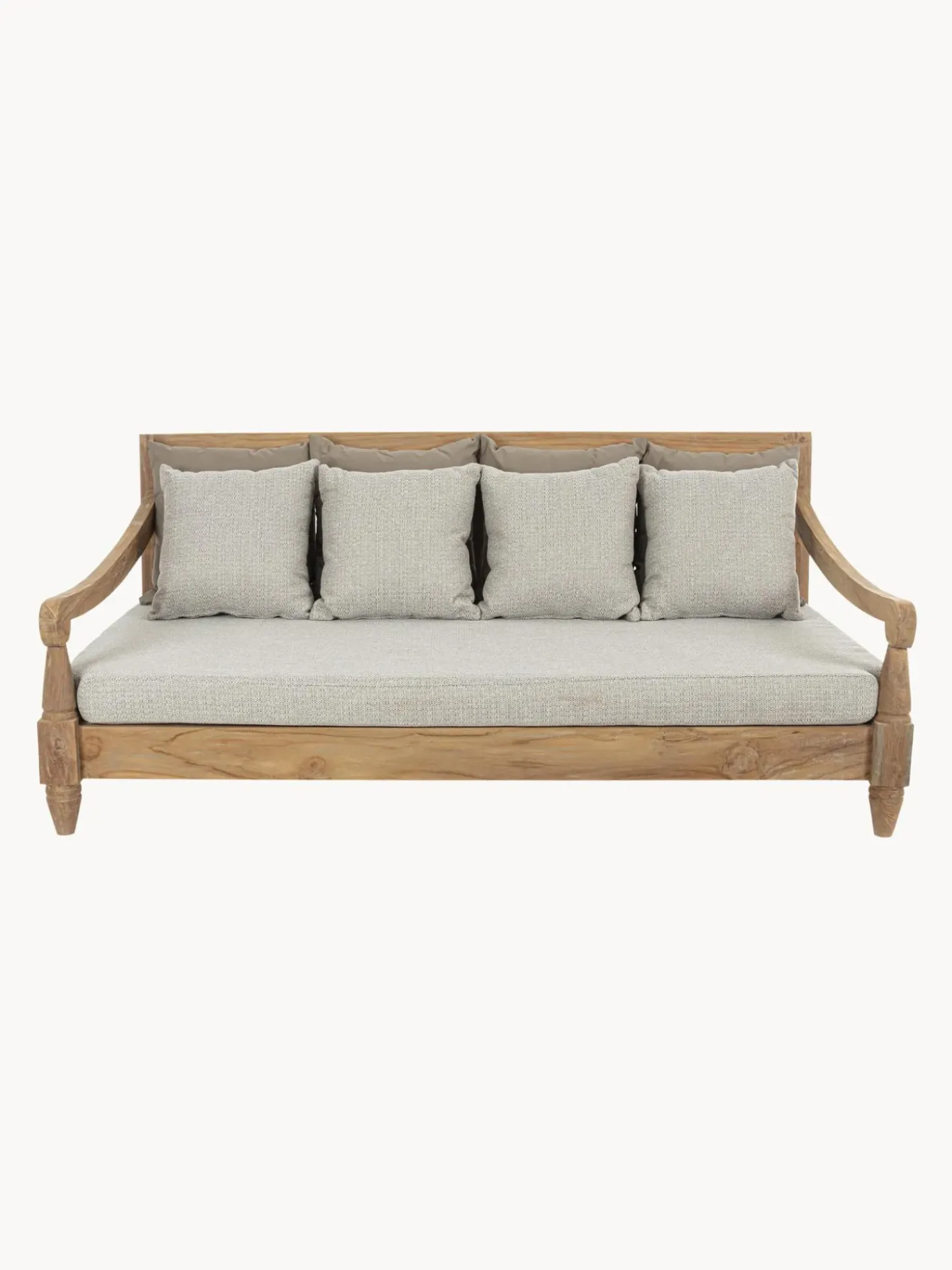 Divano Da Giardino 4 Posti In Legno Di Teak Bali