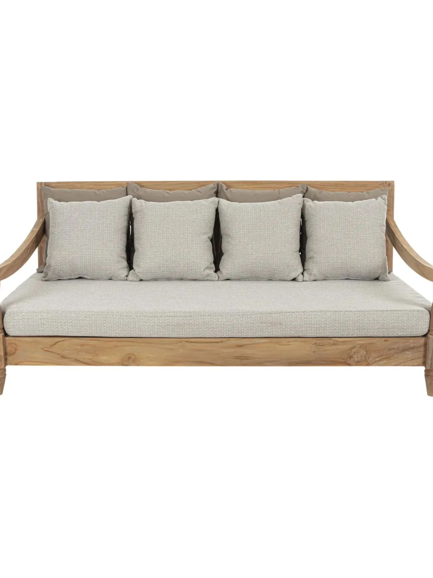 Divano Da Giardino 4 Posti In Legno Di Teak Bali