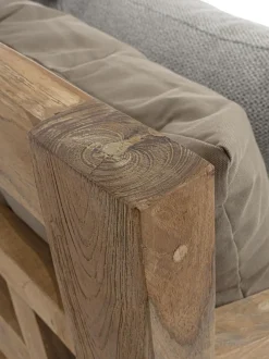 Divano Da Giardino 4 Posti In Legno Di Teak Bali