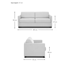 Divano Letto 2 Posti Con Materasso Morgan*Westwing Collection Sale