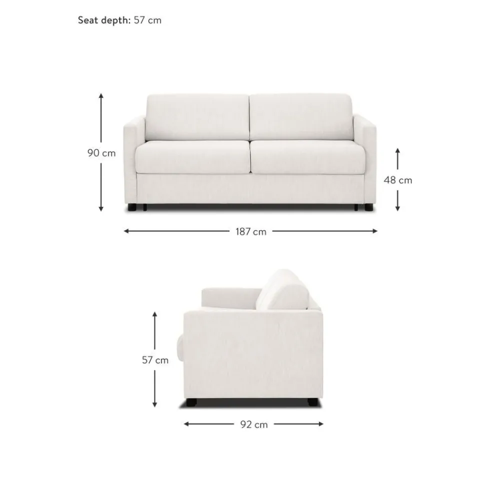 Divano Letto 2 Posti Con Materasso Morgan*Westwing Collection Clearance
