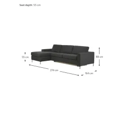 Divano Letto 3 Posti Con Materasso Cucita*Westwing Collection Fashion