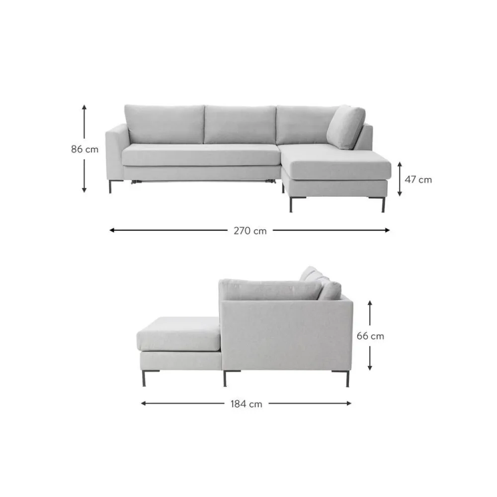 Divano Letto 3 Posti Con Materasso Luna*Westwing Collection Best