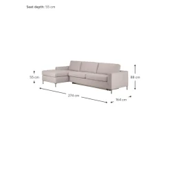 Divano Letto 3 Posti Con Materasso Cucita*Westwing Collection Online