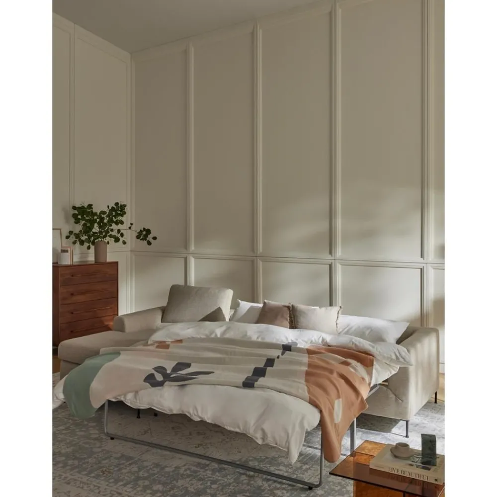 Divano Letto 3 Posti Con Materasso Cucita*Westwing Collection Online