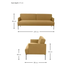 Divano Letto 3 Posti Fluente*Westwing Collection Online