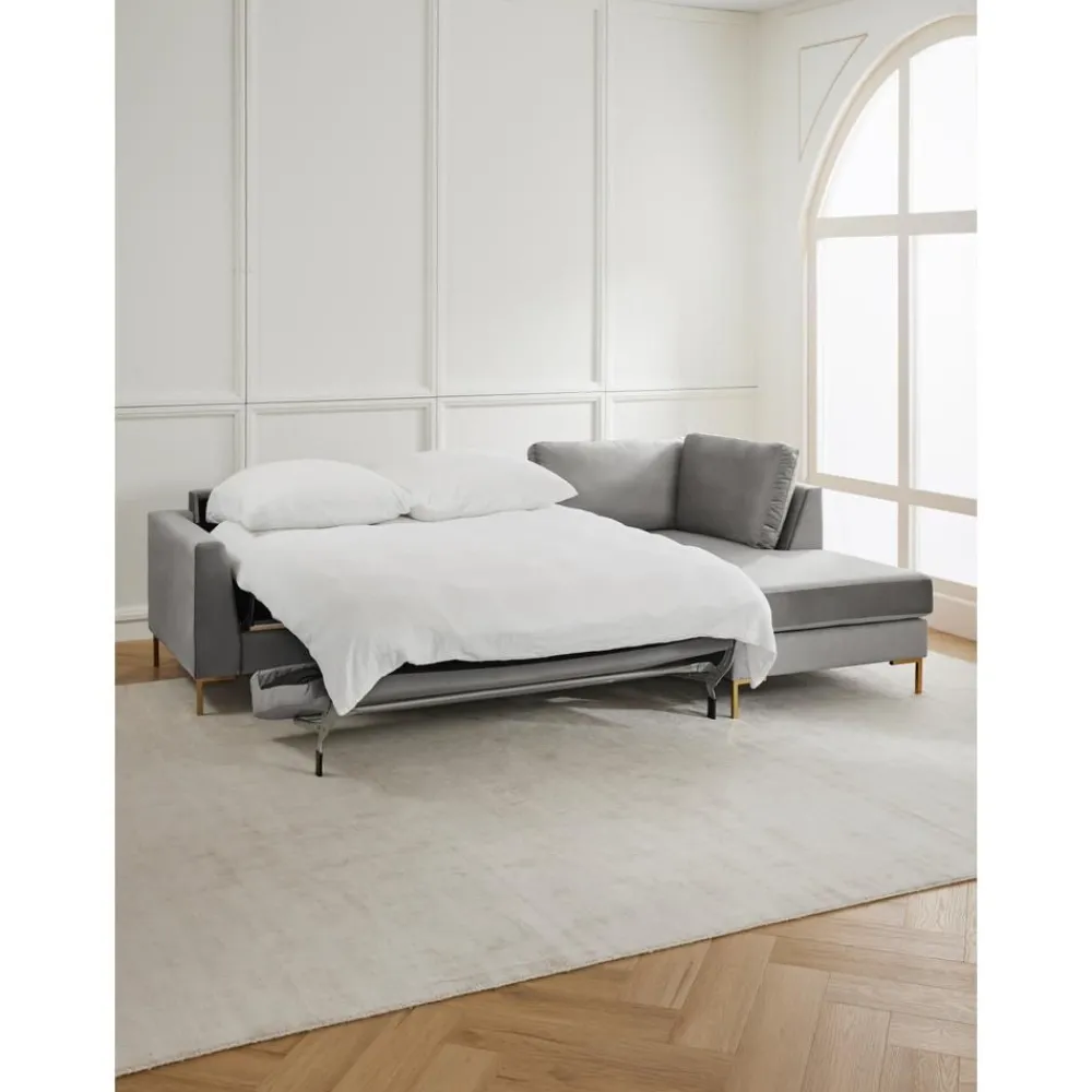 Divano Letto 3 Posti In Velluto Con Materasso Luna*Westwing Collection Sale
