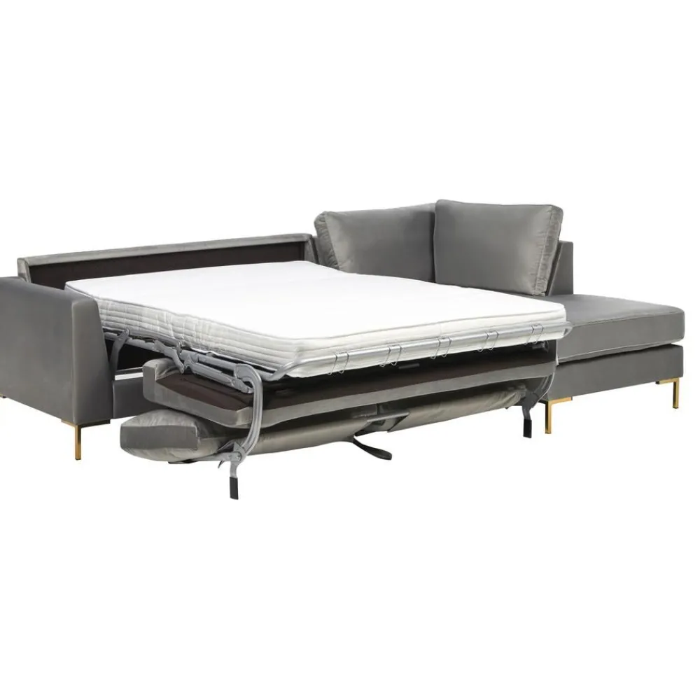 Divano Letto 3 Posti In Velluto Con Materasso Luna*Westwing Collection Sale