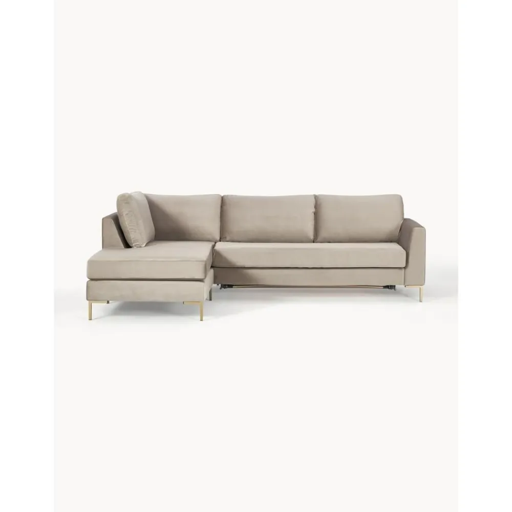 Divano Letto 3 Posti In Velluto Con Materasso Luna*Westwing Collection Fashion