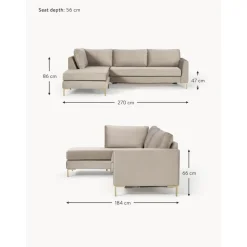 Divano Letto 3 Posti In Velluto Con Materasso Luna*Westwing Collection Fashion