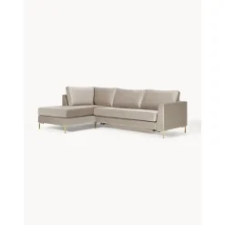 Divano Letto 3 Posti In Velluto Con Materasso Luna*Westwing Collection Fashion