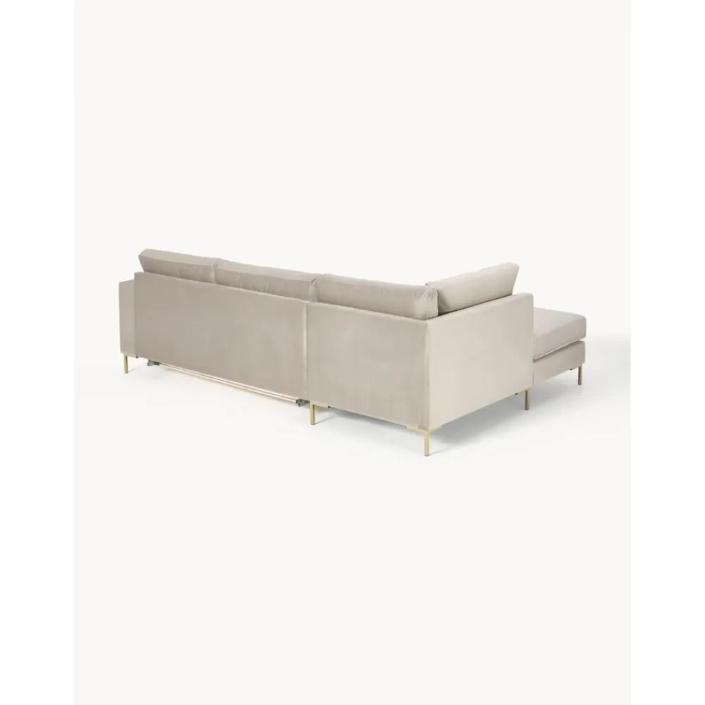 Divano Letto 3 Posti In Velluto Con Materasso Luna*Westwing Collection Fashion