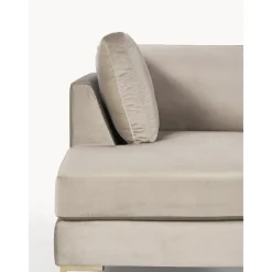 Divano Letto 3 Posti In Velluto Con Materasso Luna*Westwing Collection Fashion