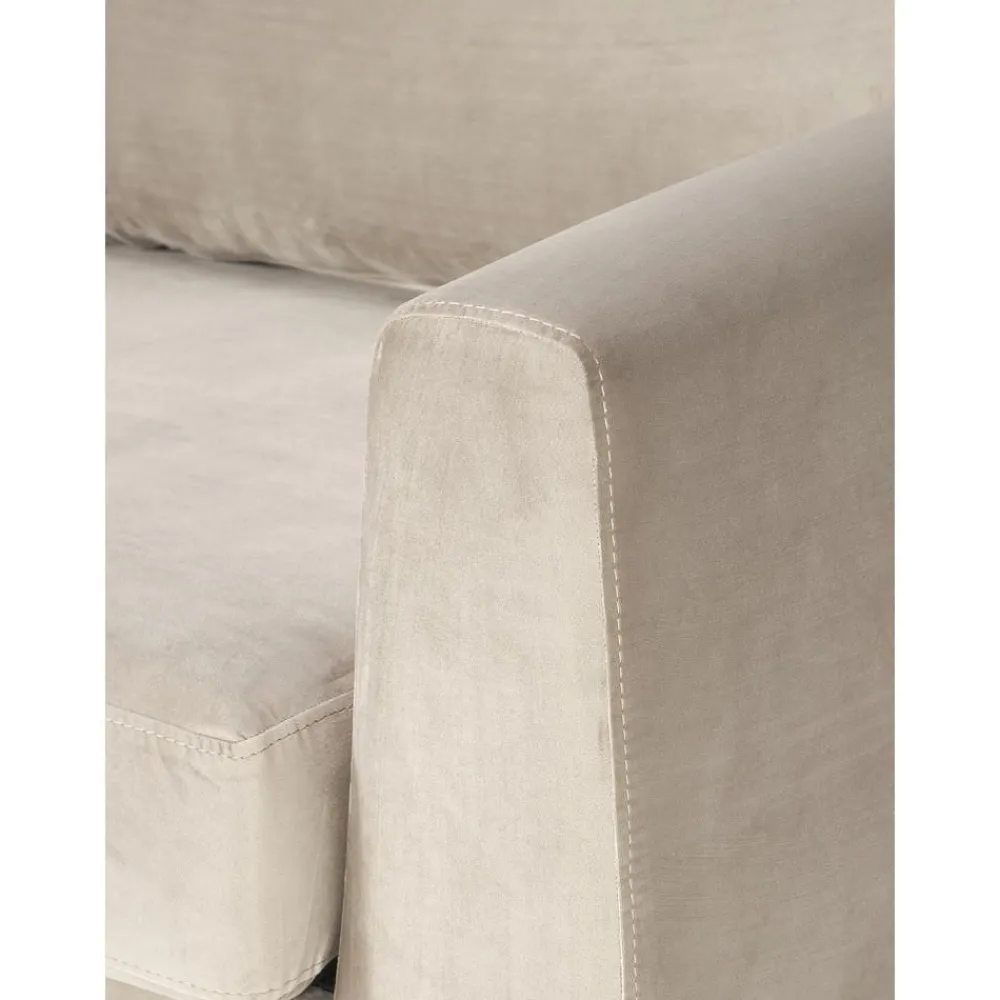 Divano Letto 3 Posti In Velluto Con Materasso Luna*Westwing Collection Fashion