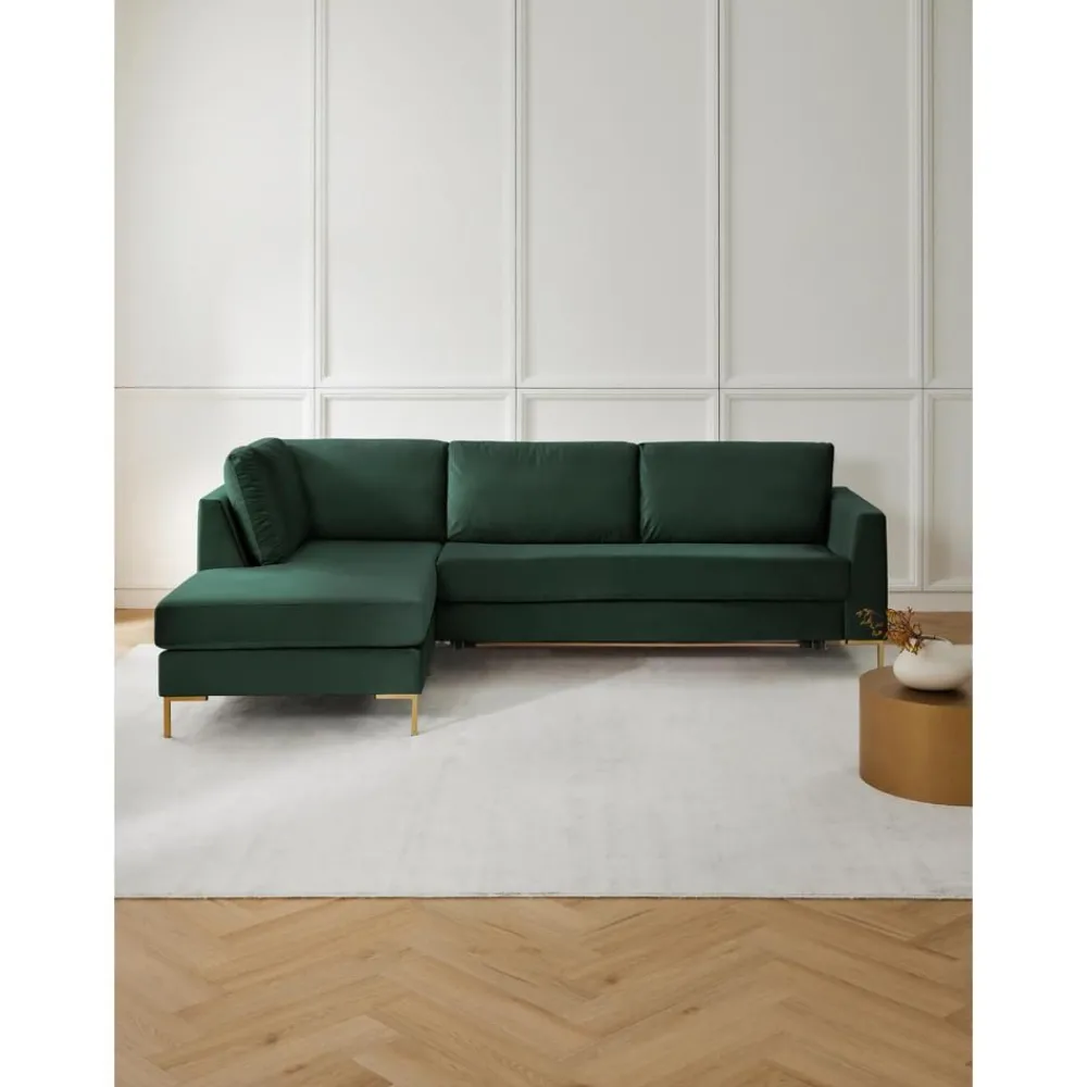 Divano Letto 3 Posti In Velluto Con Materasso Luna*Westwing Collection Sale