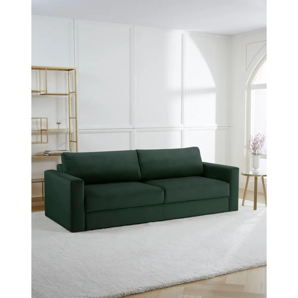 Divano Letto 3 Posti In Velluto Con Contenitore Tasha*Westwing Collection Discount