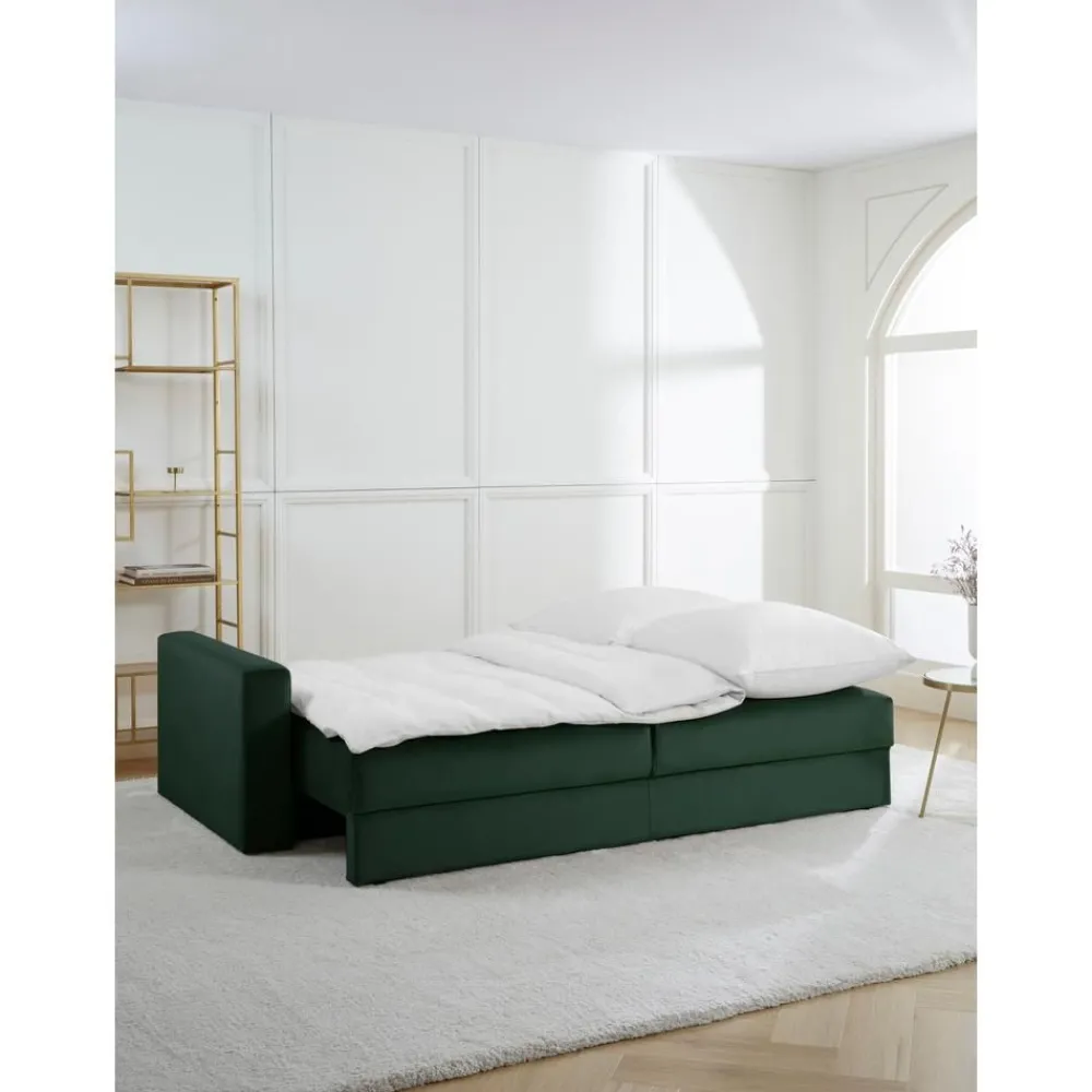 Divano Letto 3 Posti In Velluto Con Contenitore Tasha*Westwing Collection Discount