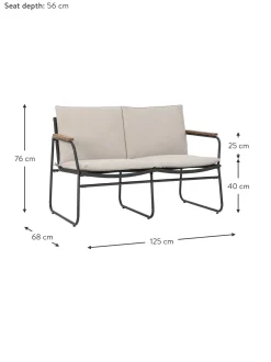 Divano Lounge Da Giardino Hampton