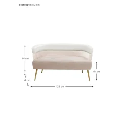 Divano Retro 2 Posti In Velluto Sandwich*Kare Design Best