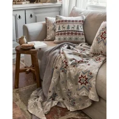 Federa Arredo A Maglia Snowflake*Westwing Collection New